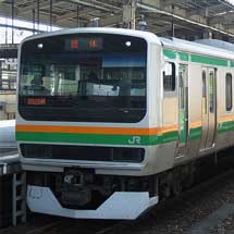 E231系，“湘南ひまわり号”で静岡へ