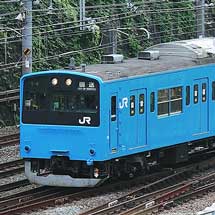 201系K1＋51編成が東京総合車両センターを出場