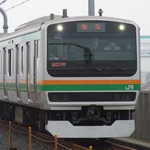 E231系使用の“旅のプレゼント”号，運転