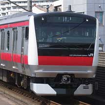 E233系5000番台ケヨ501編成が内房線で試運転