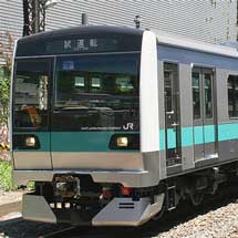 E233系2000番台，第2編成が松戸車両センターへ