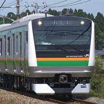 新津車両製作所製E233系3000番台が試運転