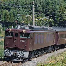 EF64 37＋旧形客車3両の返却回送