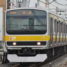 E231系ミツB27編成が三鷹車両センターへ戻る