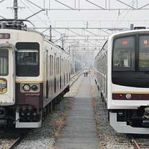 日光線用107系と同205系600番台が並ぶ