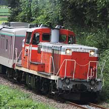 水郡線で「リゾートエクスプレスゆう」を使用した試運転