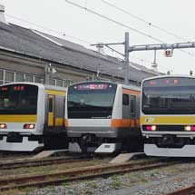 中野電車区で『働く車両大集合！』開催