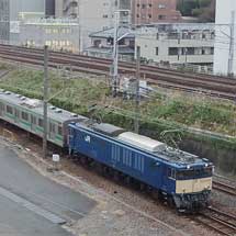 205系ハエ28編成の中間車6両が長野総合車両センターへ