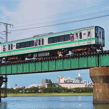 E127系V12編成に『燕三条 工場の祭典』ラッピング