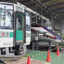  山形車両センターが一般公開される