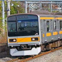 209系1000番台が中央本線で試運転