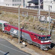 209系訓練車が甲種輸送される