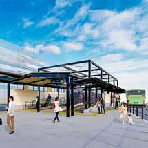 嵐電，2020年3月に北野白梅町駅をリニューアル