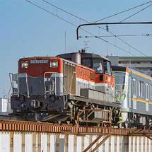東京メトロ17000系17187編成が甲種輸送される