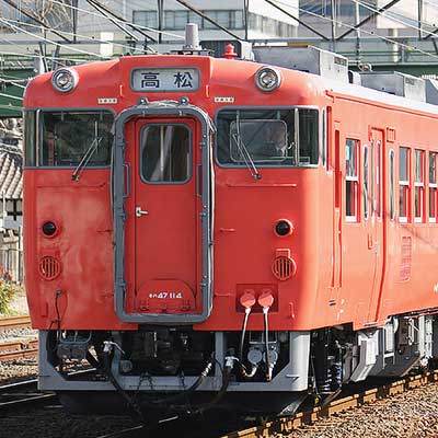 JR四国キハ47 114，旧国鉄色で出場｜鉄道ニュース｜2008年2月25日掲載