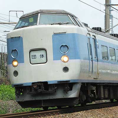 183系“あずさ”色編成，東海道本線を西下｜鉄道ニュース｜2008年8