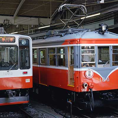 箱根登山鉄道 モハ2形 金太郎塗装2008 (M車) ライト点灯動力動作確認済 箱根登山鉄道創業120周年記念塗装のモハ2形108号を撮る: Kaz-T's blog