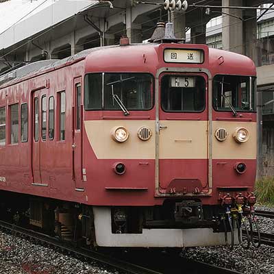 415系国鉄色編成が小倉工場へ｜鉄道ニュース｜2008年12月9日掲載