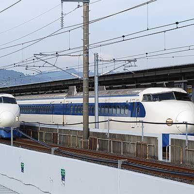 Bトレ0系新幹線ひかり号フル編成+小田急9000系さよなら運転