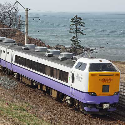 あおさん 青森車両センター485系A8編成，新潟車両センターに貸出し｜鉄道