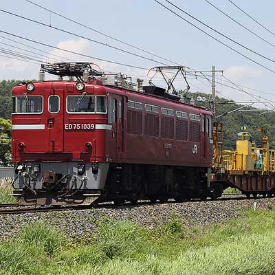 JR貨物所属のED75がロンチキをけん引｜鉄道ニュース｜2009年6月25日