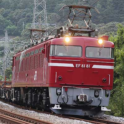 EF81 81，新津工臨に充当される｜鉄道ニュース｜2009年8月18日掲載