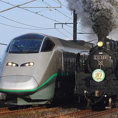 JR - 山形新幹線 新庄 延伸 記念 10周年 JR 鉄道 バッチ 新幹線 JR - 山形新幹線 新庄 延伸 記念 10周年 JR 鉄道 バッチ 新幹線