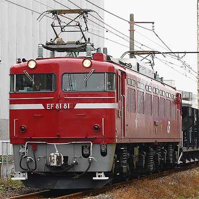 鉄道保線1 EF81 81，常磐線ホキ工臨をけん引｜鉄道ニュース｜2010年3月3日掲載