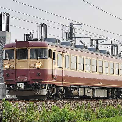 国鉄475系国鉄色　旧ロット 475系国鉄色 急行ヘッドマーク 北陸本線100周年記念号 【JR 475