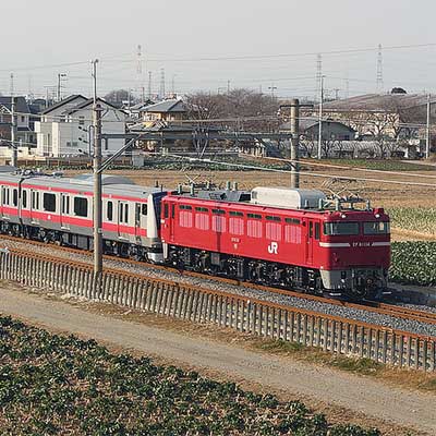 E233系5000番台分割編成が配給輸送される｜鉄道ニュース｜2011年2月9日