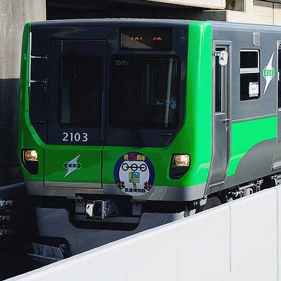 ニューシャトル2000系に「菜の花」ラッピング｜鉄道ニュース｜2012年10