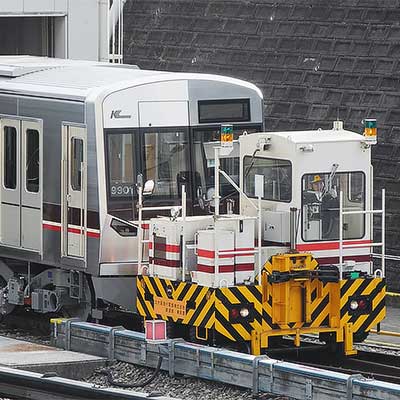 北大阪急行電鉄9000形が桃山台車庫に姿を現す｜鉄道ニュース｜2014年2
