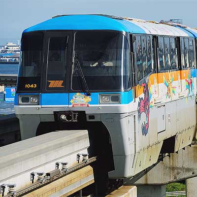 ポケモンモノレール」開業50周年記念デザインで運転｜鉄道ニュース