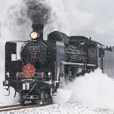 SL津和野稲成号”，C57 1けん引で運転｜鉄道ニュース｜2015年1月4日掲載