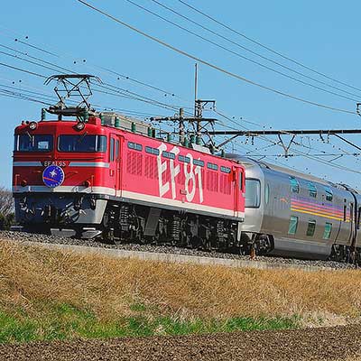 カシオペア”をEF81 95が代走けん引｜鉄道ニュース｜2015年3月5日掲載