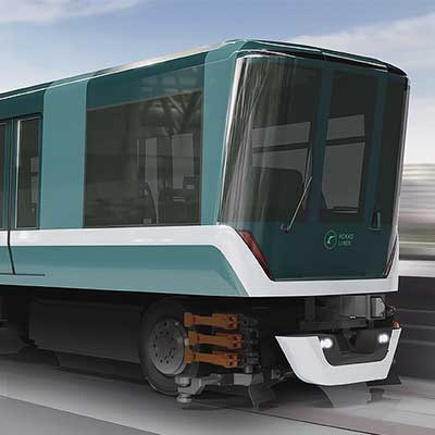 h２３パンフ 神戸新交通 六甲アイランド線 １０００型