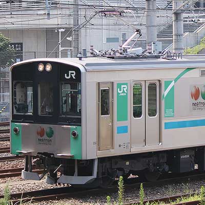クモヤE995-1「スマート電池くん」が大宮総合車両センターへ