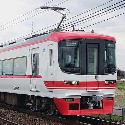 名鉄1700系(新塗装・1704編成)6両編成セット(動力付き) 【グリーン