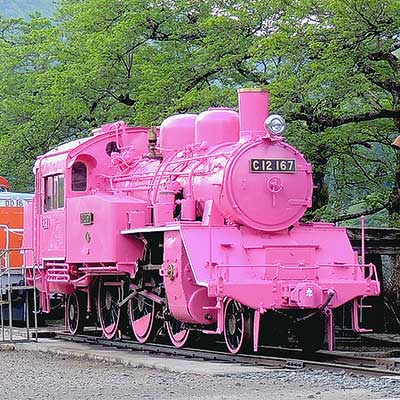 鉄道写真 セピア調 ピンクの列車 若桜鉄道ピンクSL4年ぶりに復活 日本海新聞 - YouTube