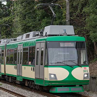 鉄道模型（世田谷線50周年記念） 東急300系 世田谷線50周年記念仕様 幸福の招き猫電車