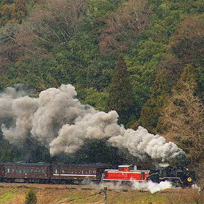 SLやまぐち”号がC56 160けん引で運転される｜鉄道ニュース｜2017年12月