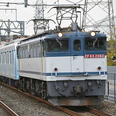 西武鉄道 40000系 EF65 2063牽引 8860レ 西武40000系 甲種輸送 1枚目：鴨宮駅