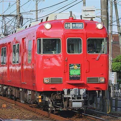 最終値段】名鉄系統板 新岐阜 豊川稲荷（一般板・P板）2枚セット