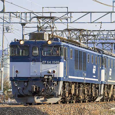 広島更新色ふうのEF64形同士が重連で運用される｜鉄道ニュース