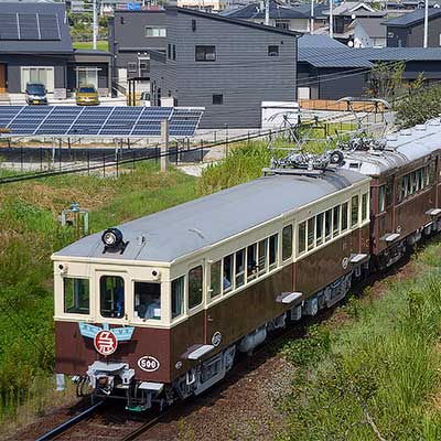KOTODEN 2020 レトロ電車特別運行』で旧形車の4両編成が走る
