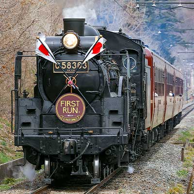 『あづき 』 緑青色 額縁 に入れて 。 SL パレオエクスプレス》 秩父鉄道が長野電鉄と「鉄道むすめ」で桜コラボ 5/8(日)運行のSL