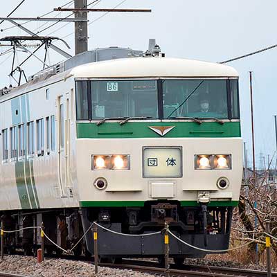 185系B6編成による団臨運転｜鉄道ニュース｜2023年3月6日掲載