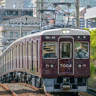 阪急7000系7004編成，今津北線で運用開始｜鉄道ニュース｜2023年4月17