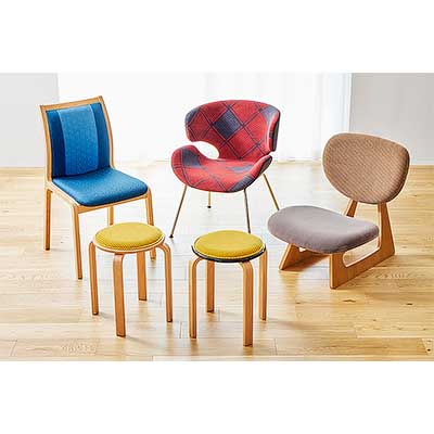 PR】 新幹線の座面シートを使った天童木工コラボチェアがすごい｜鉄道