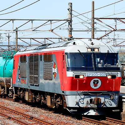 KATO DF200 「ウルフドッグス名古屋」ラッピング仕様　1両 JR貨物DF200形「ウルフドッグス名古屋」ラッピング機関車が登場
